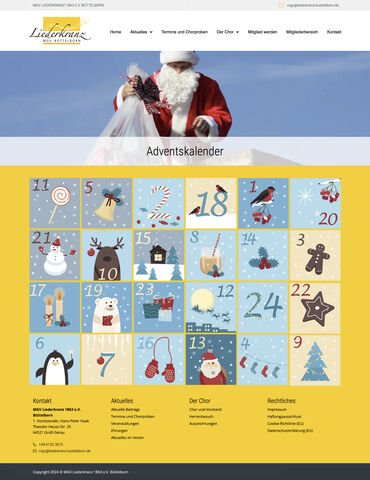 Liederkranz Büttelborn Adventskalender Screenshot